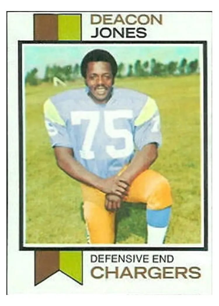 1973 Topps Deacon Jones #38 card