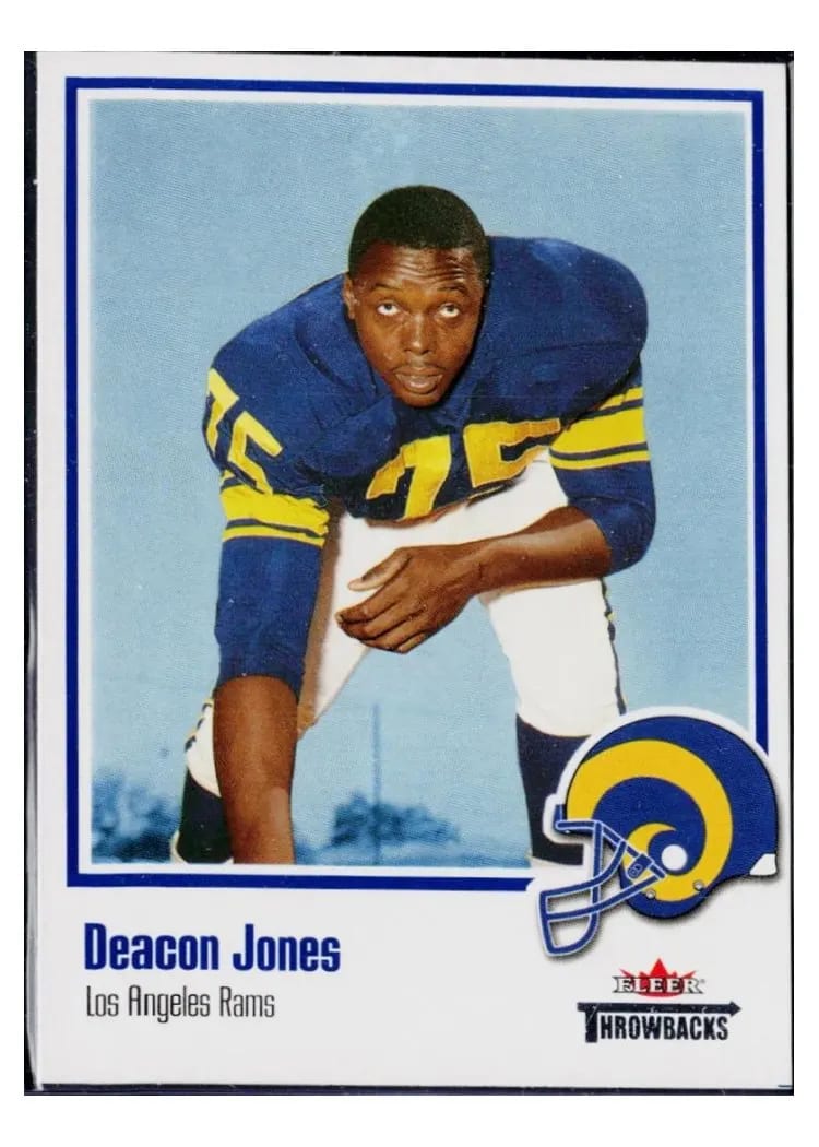 2002 Fleer Throwbacks Deacon Jones #32 card