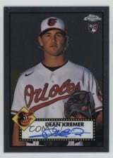 2021 Topps Chrome Platinum Anniversary Autographs Dean Kremer #PA-DK card