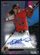 2021 Topps Finest Autographs Dean Kremer #FA-DK card