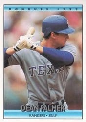 1992 Donruss Base Set Dean Palmer #177 card
