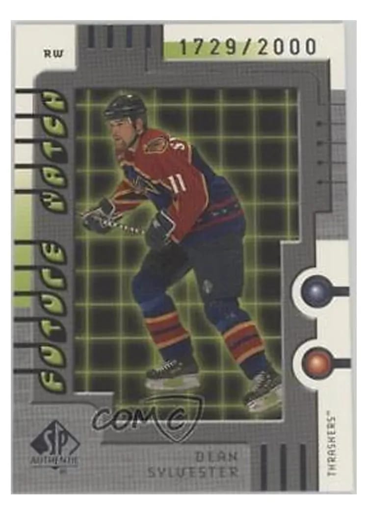 1999 SP Authentic Dean Sylvester #92 card
