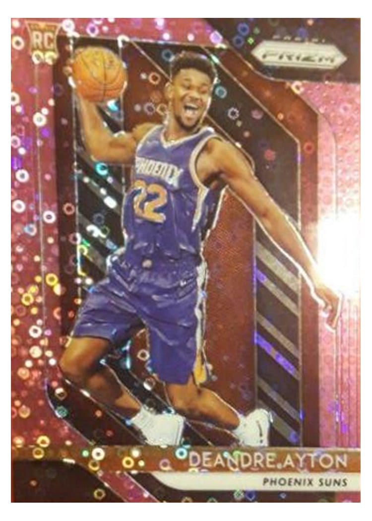 2018 Panini Prizm DeAndre Ayton Fast Break Prizm Pink #279 card