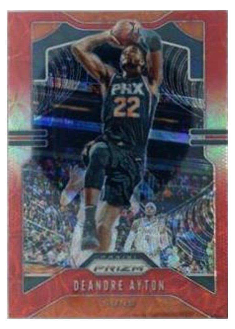 2019-20 Panini Prizm Base Set Deandre Ayton Red Choice Prizm #71 card