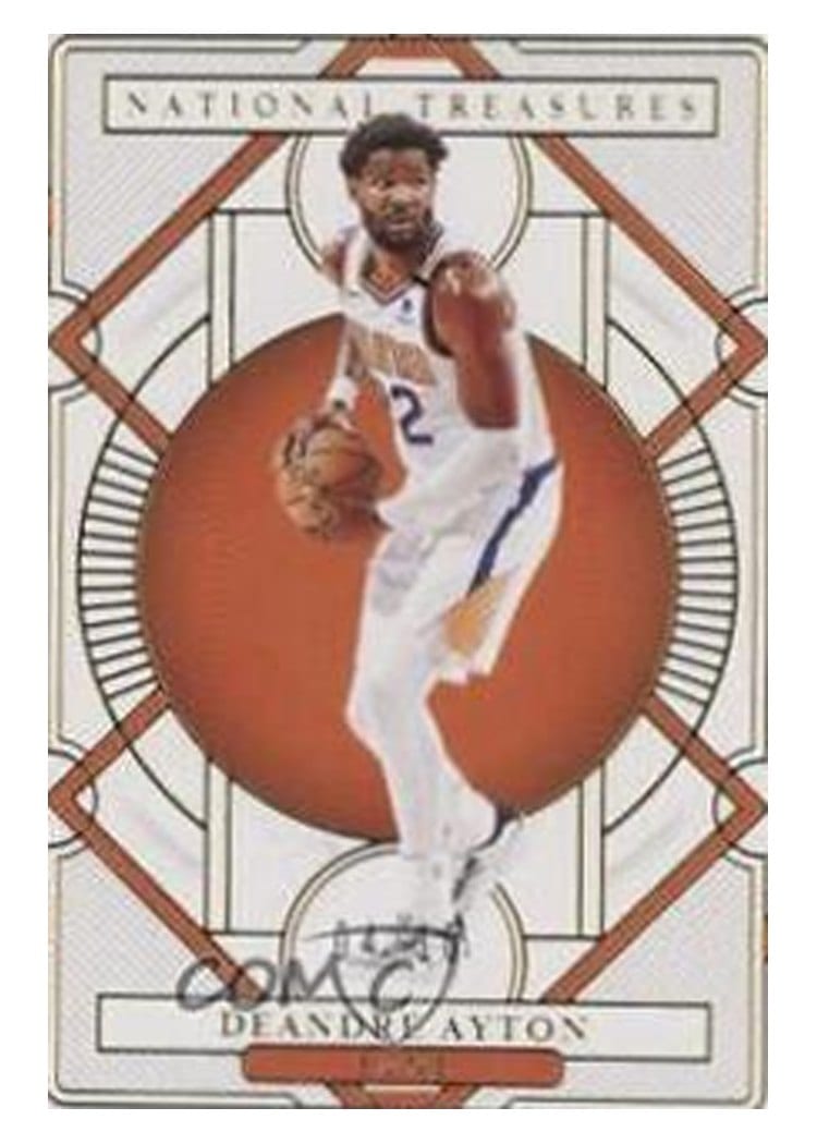 2020-21 Panini National Treasures Base Set Deandre Ayton #48 card