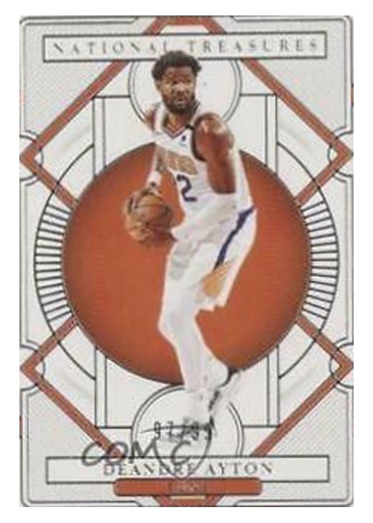 2020-21 Panini National Treasures Base Set Deandre Ayton #48 card