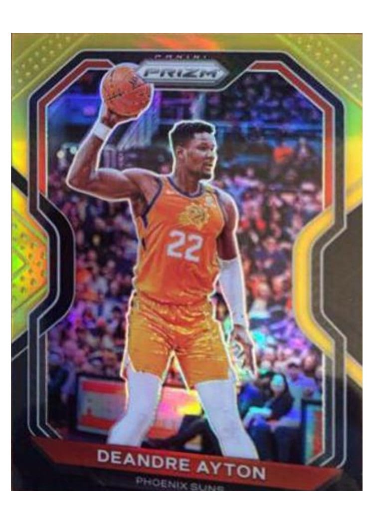 2020-21 Panini Prizm Base Set Deandre Ayton Black Gold Prizm #5 card