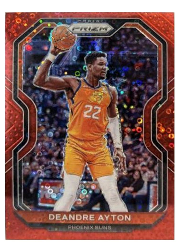 2020-21 Panini Prizm Base Set Deandre Ayton Fast Break Red Prizm #5 card