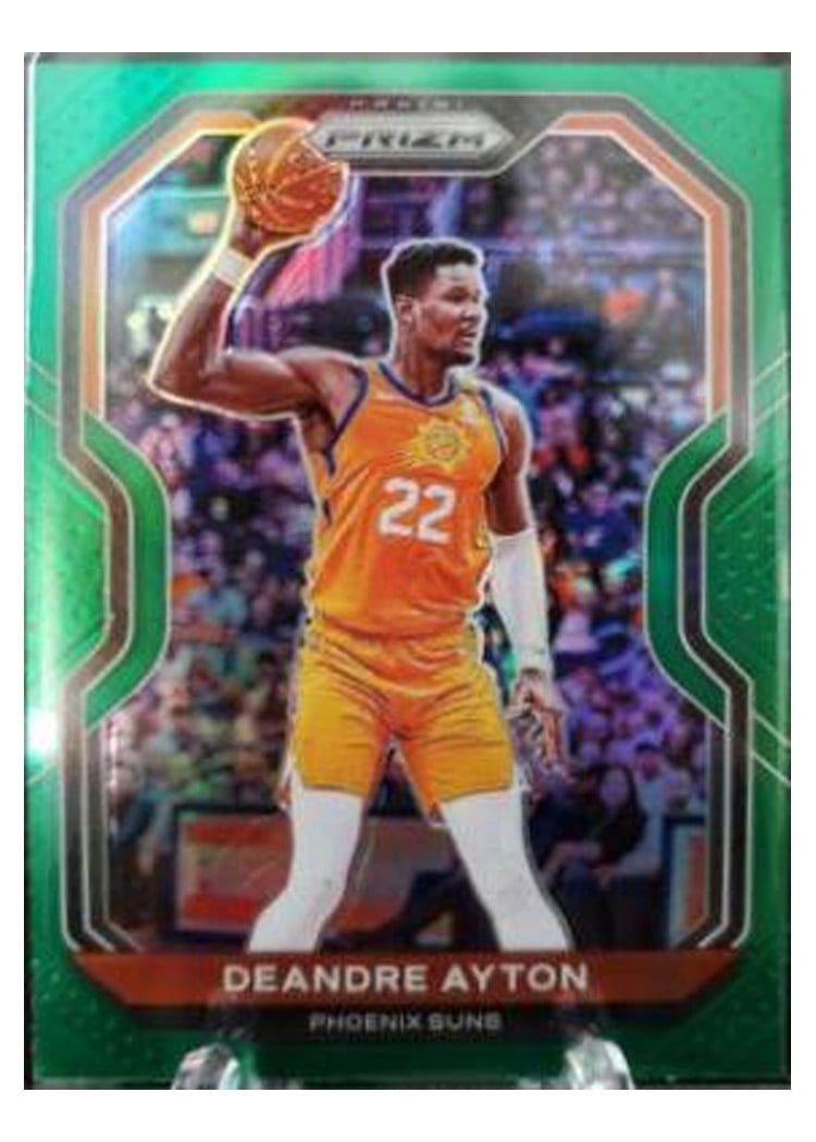 2020-21 Panini Prizm Base Set Deandre Ayton Green Prizm #5 card