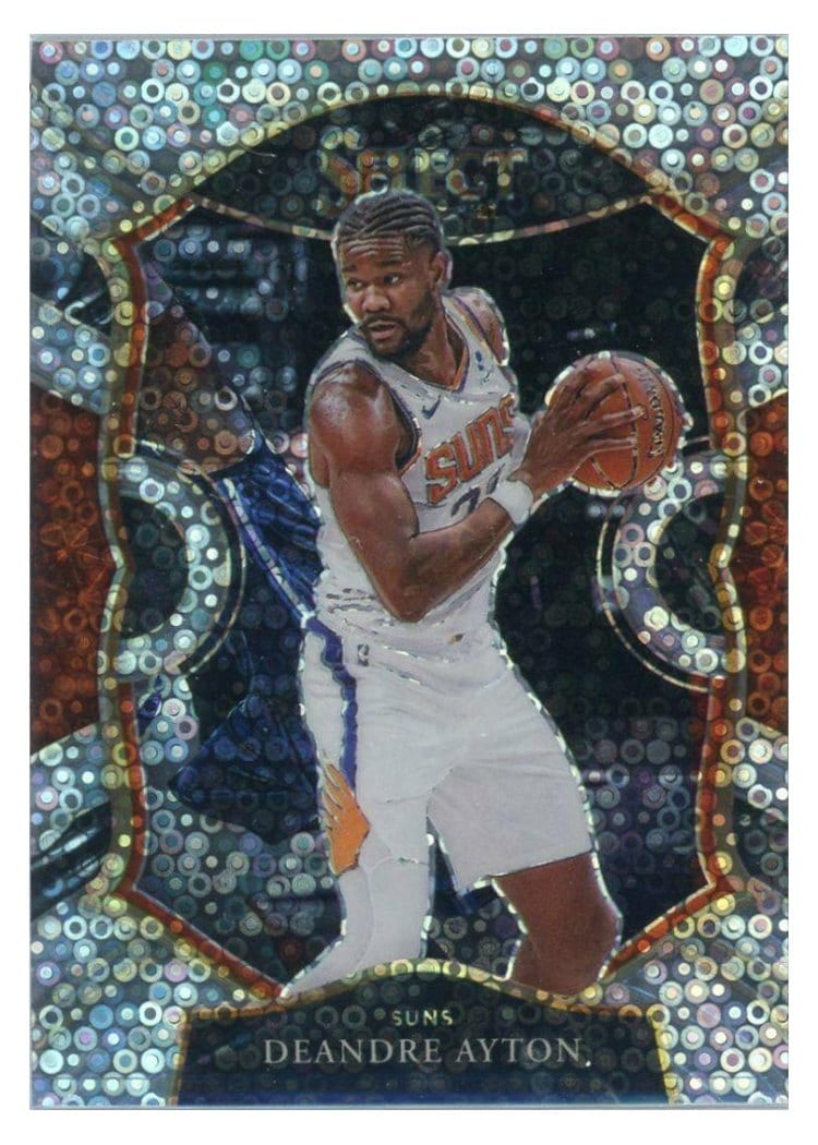 2020-21 Panini Select Base Set Deandre Ayton Disco Prizm #33 card