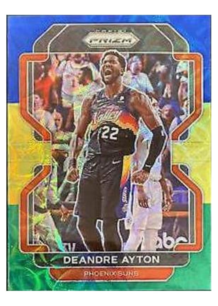 2021-22 Panini Prizm Base Set Deandre Ayton #4 card