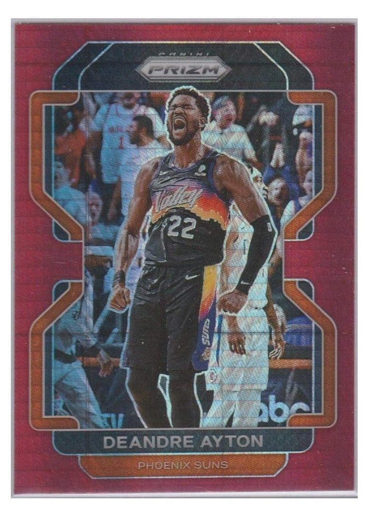 2021-22 Panini Prizm Base Set Deandre Ayton #4 card