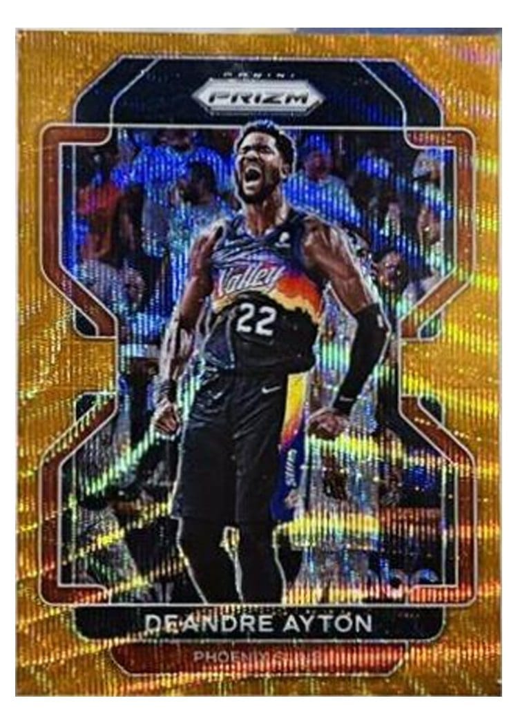 2021-22 Panini Prizm Base Set Deandre Ayton #4 card