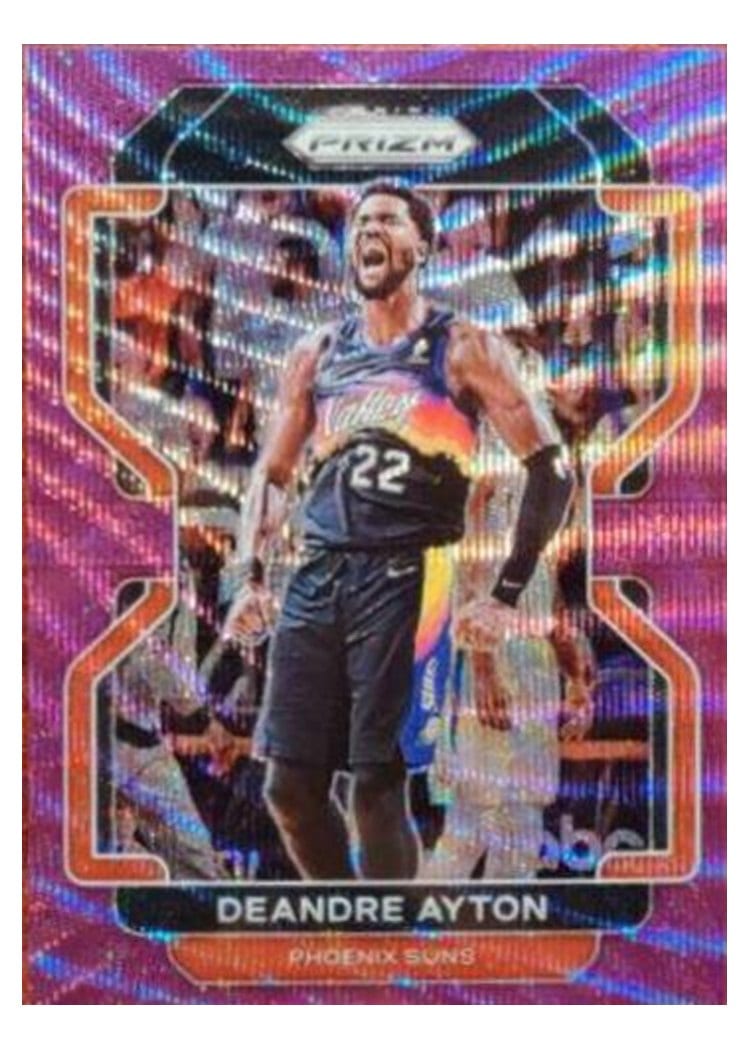 2021-22 Panini Prizm Base Set Deandre Ayton Purple Wave #4 card