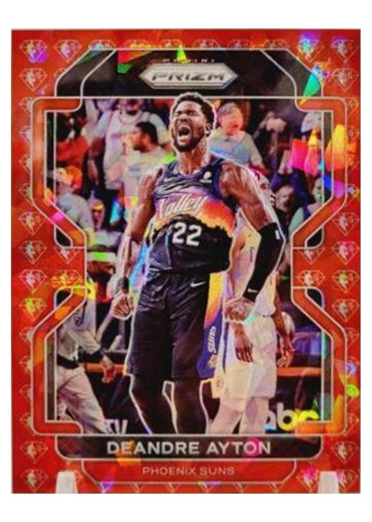 2021-22 Panini Prizm Base Set Deandre Ayton #4 card