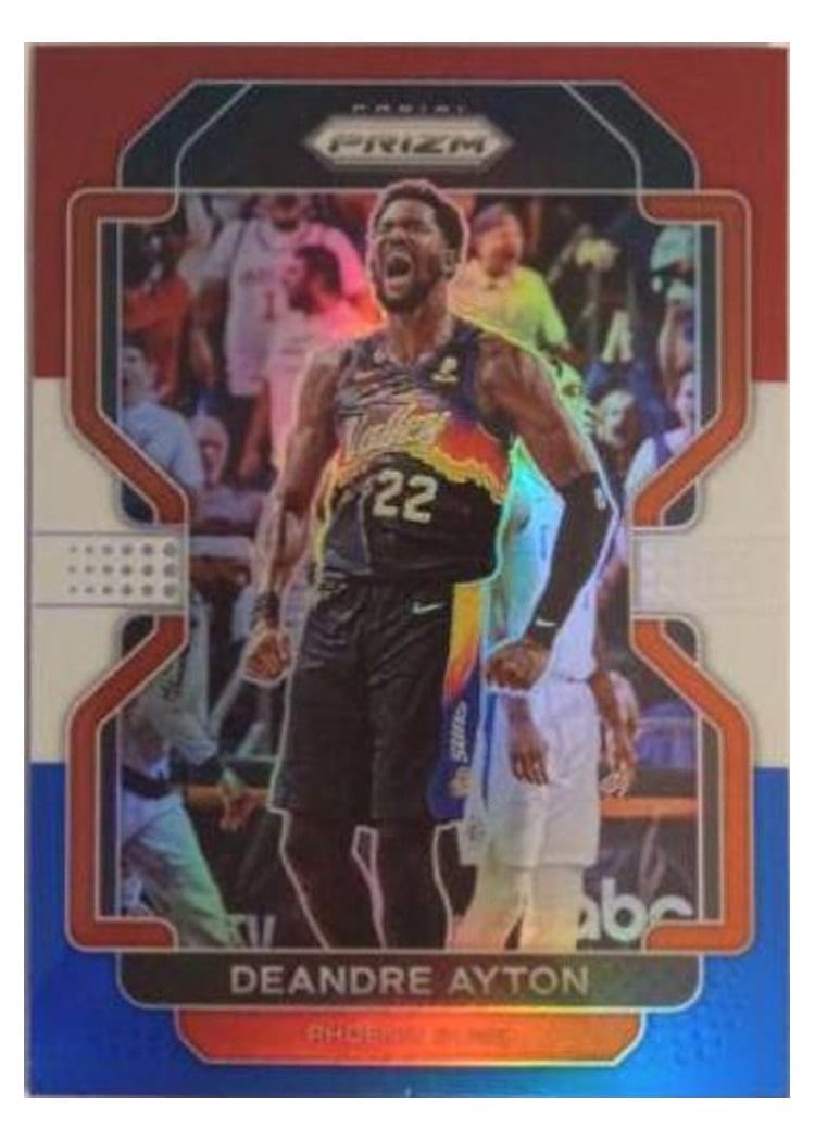 2021-22 Panini Prizm Base Set Deandre Ayton #4 card