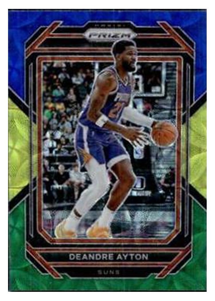 2022-23 Panini Prizm Base Set Deandre Ayton Choice Blue Yellow Green Prizm #135 card
