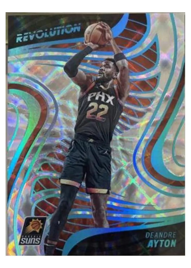 2022-23 Panini Revolution Base Set Deandre Ayton Future Frame #6 card