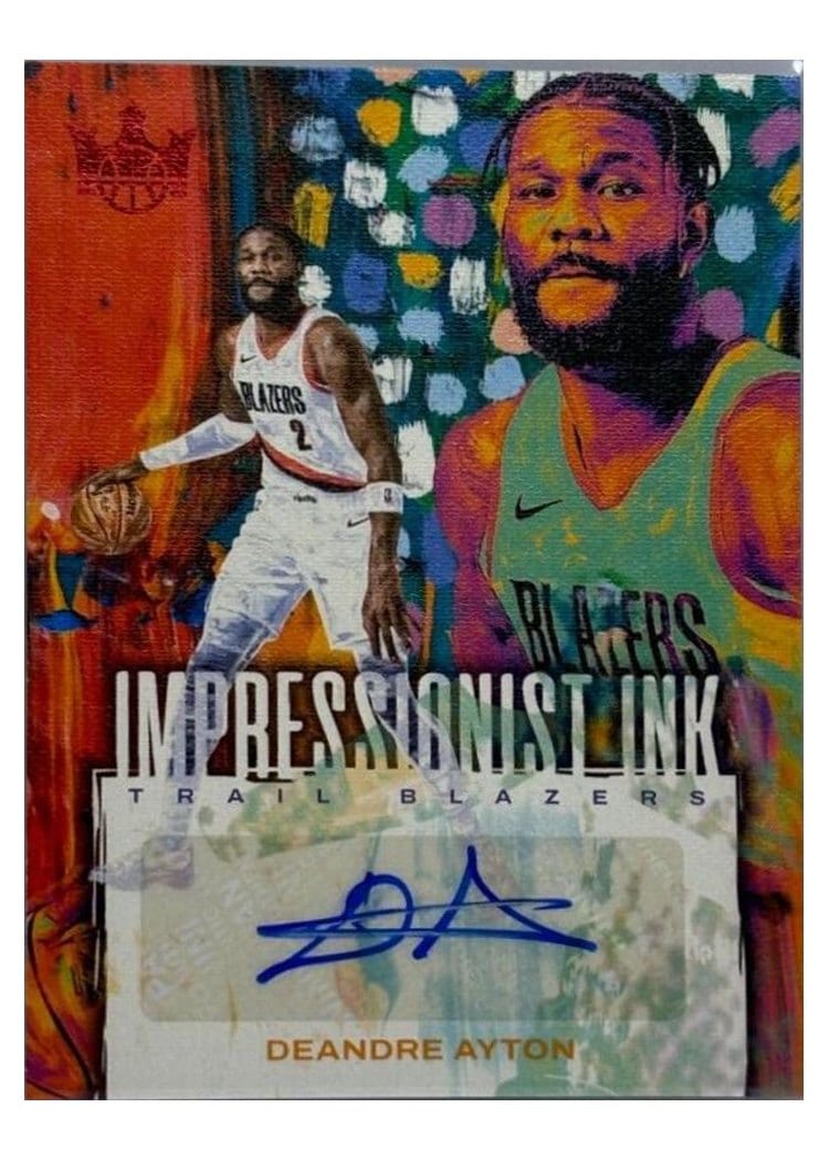 2023-24 Panini Court Kings Impressionist Ink Deandre Ayton #II-AYT card