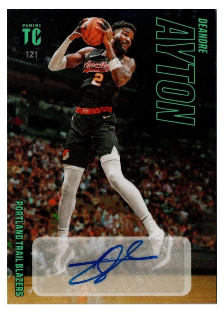 2023-24 Panini Top Class NBA Autographs Deandre Ayton #121 card