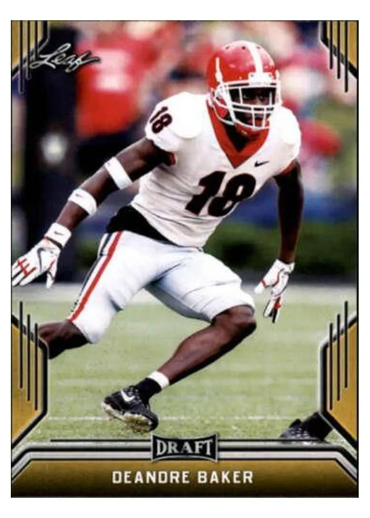 2019 Leaf Draft Deandre Baker #18 card