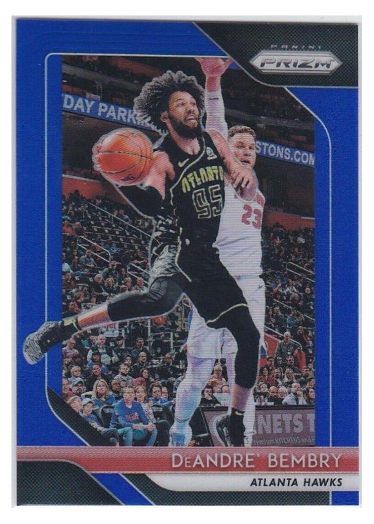 2018-19 Panini Prizm Base Set DeAndre' Bembry Blue Prizm #28 card