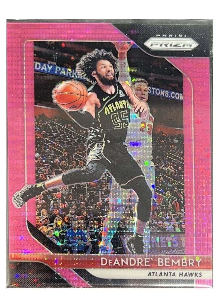 2018-19 Panini Prizm Base Set DeAndre' Bembry Pink Pulsar Prizm #28 card