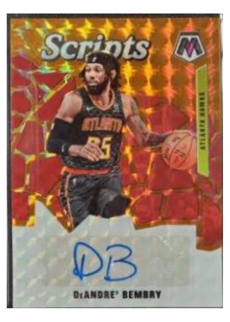 2019 Panini Mosaic Scripts DeAndre' Bembry #SC-DBM card