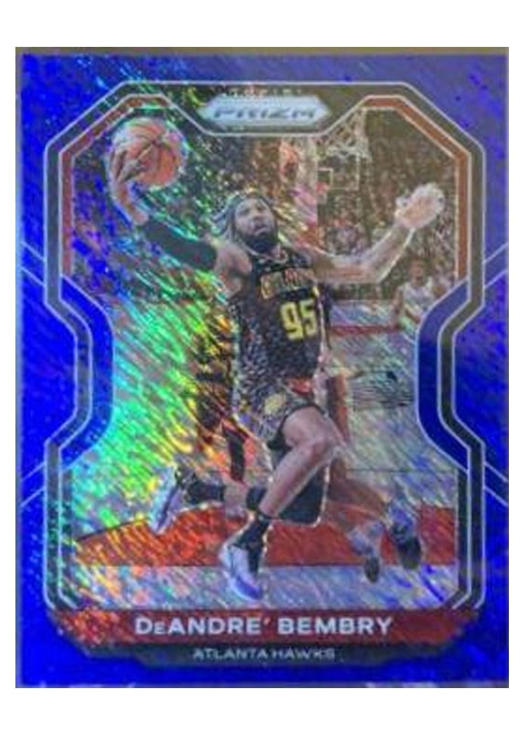 2020-21 Panini Prizm Base Set DeAndre' Bembry Blue Shimmer Prizm #11 card