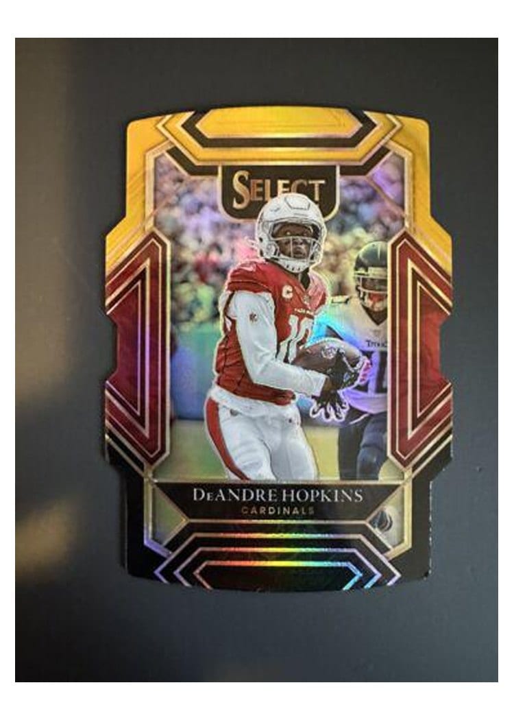 2021 Panini Select Base Set DeAndre Hopkins Black Gold Die Cut #203 card