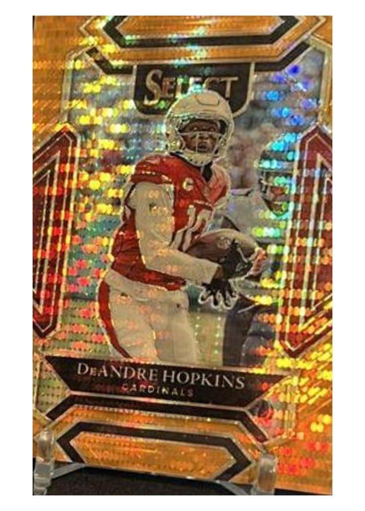 2021 Panini Select Base Set DeAndre Hopkins Neon Orange Pulsar #203 card