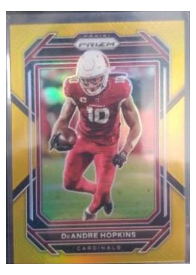 2022 Panini Prizm Base Set DeAndre Hopkins Gold #5 card