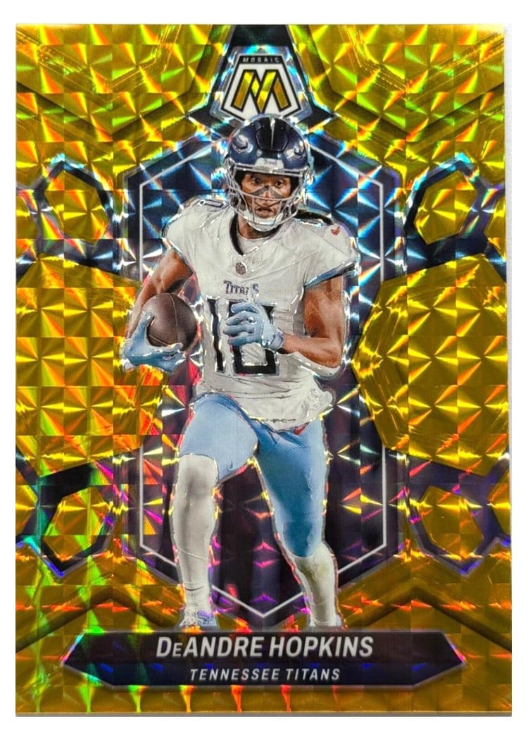 2024 Panini Mosaic Base Set DeAndre Hopkins Gold #214 card