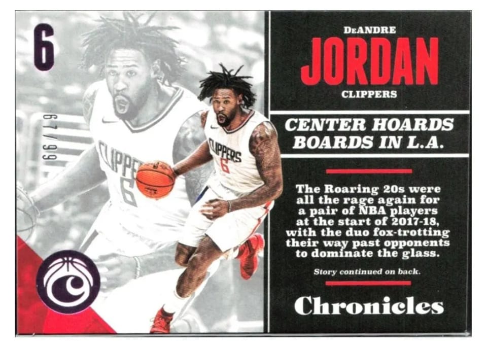 2017 Panini Chronicles DeAndre Jordan #2 card