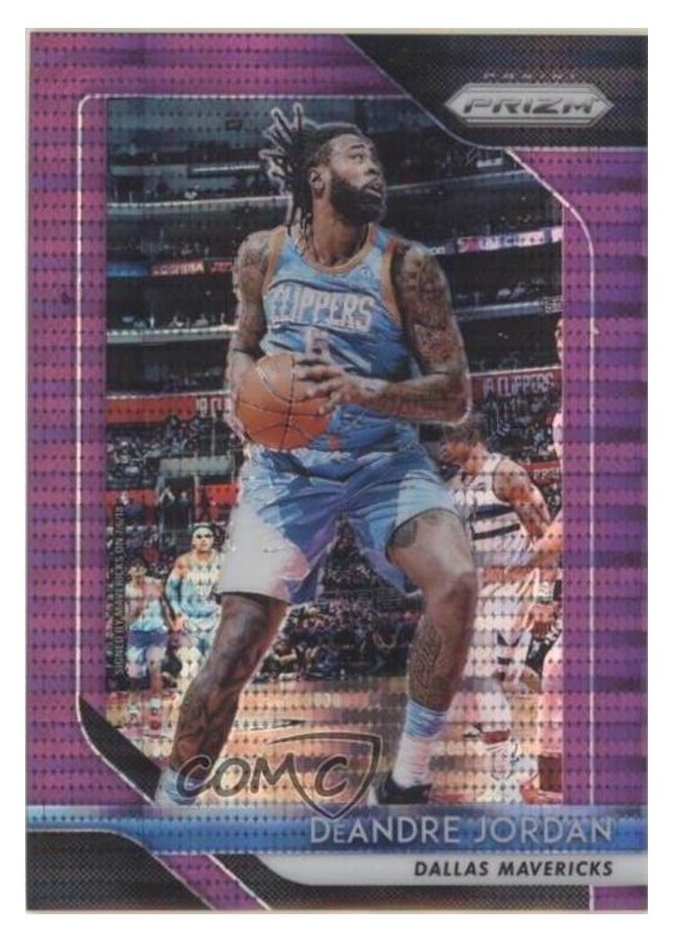 2018-19 Panini Prizm Base Set DeAndre Jordan #12 card