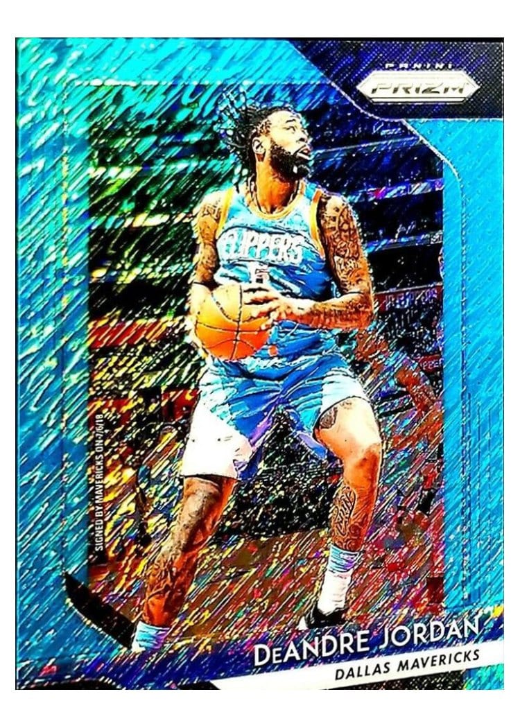 2018-19 Panini Prizm Base Set DeAndre Jordan #12 card