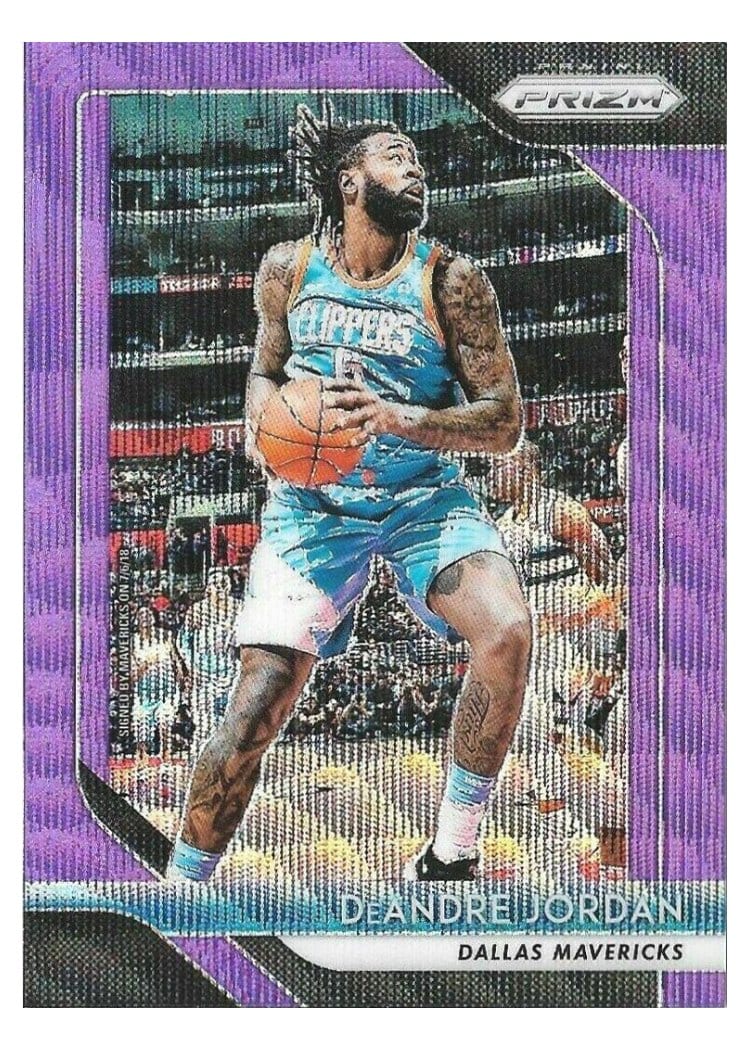 2018-19 Panini Prizm Base Set DeAndre Jordan #12 card