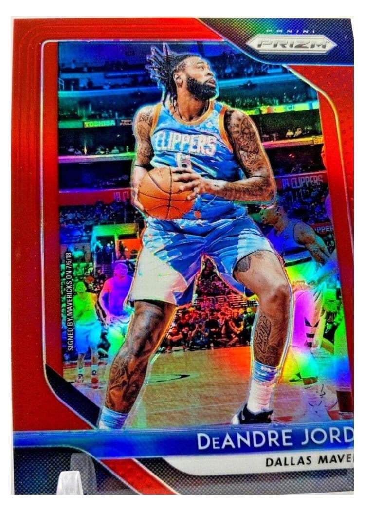 2018-19 Panini Prizm Base Set DeAndre Jordan #12 card