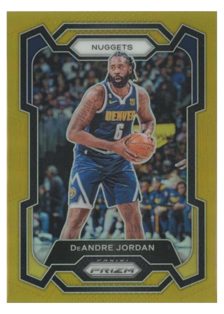 2023-24 Panini Prizm Base Set DeAndre Jordan Gold #271 card