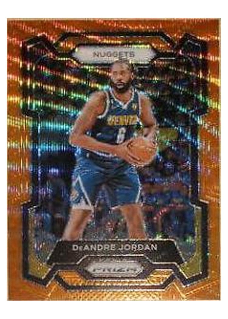 2023-24 Panini Prizm Base Set DeAndre Jordan Orange Wave #271 card