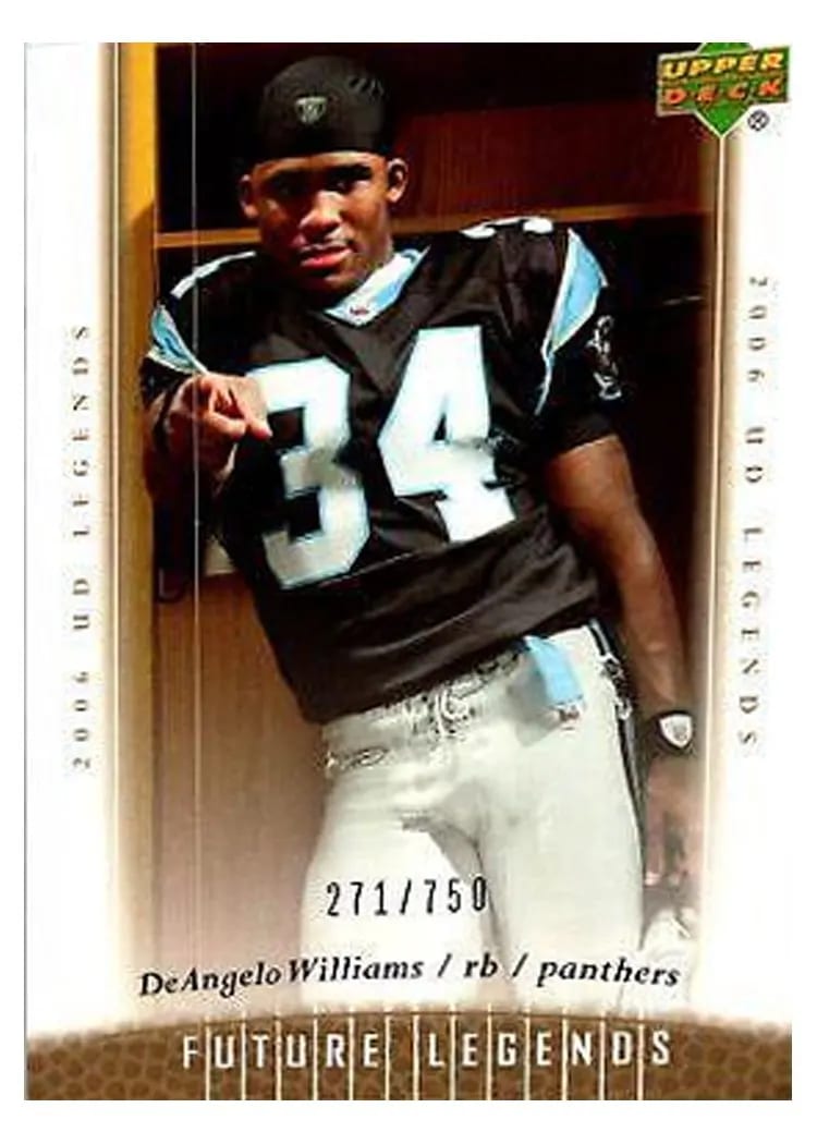 2006 Upper Deck Legends DeAngelo Williams #128 card