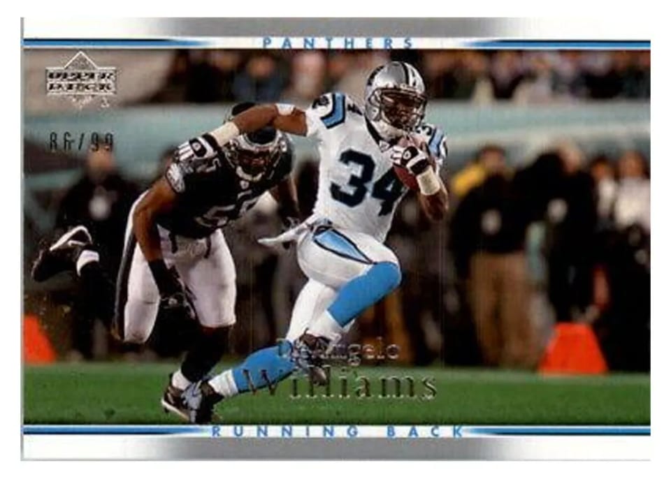 2007 Upper Deck DeAngelo Williams #23 card