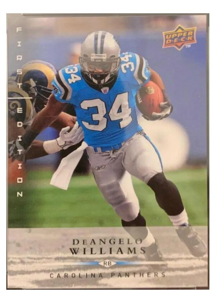 2008 Upper Deck First Edition DeAngelo Williams #20 card