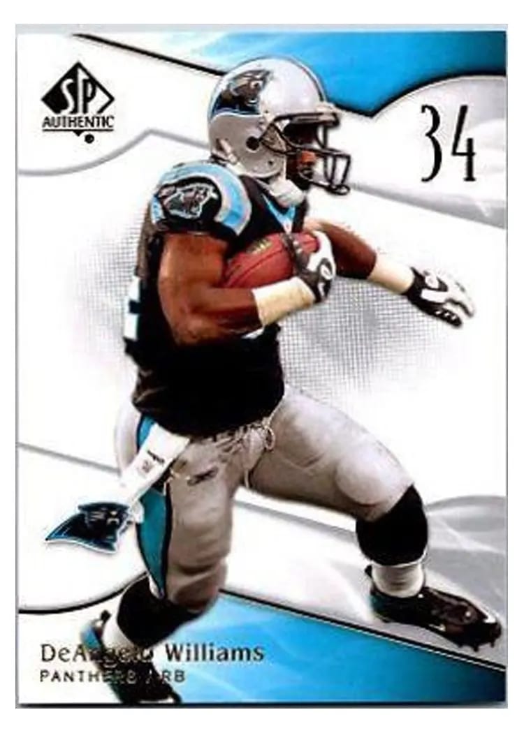 2009 SP Authentic DeAngelo Williams #81 card