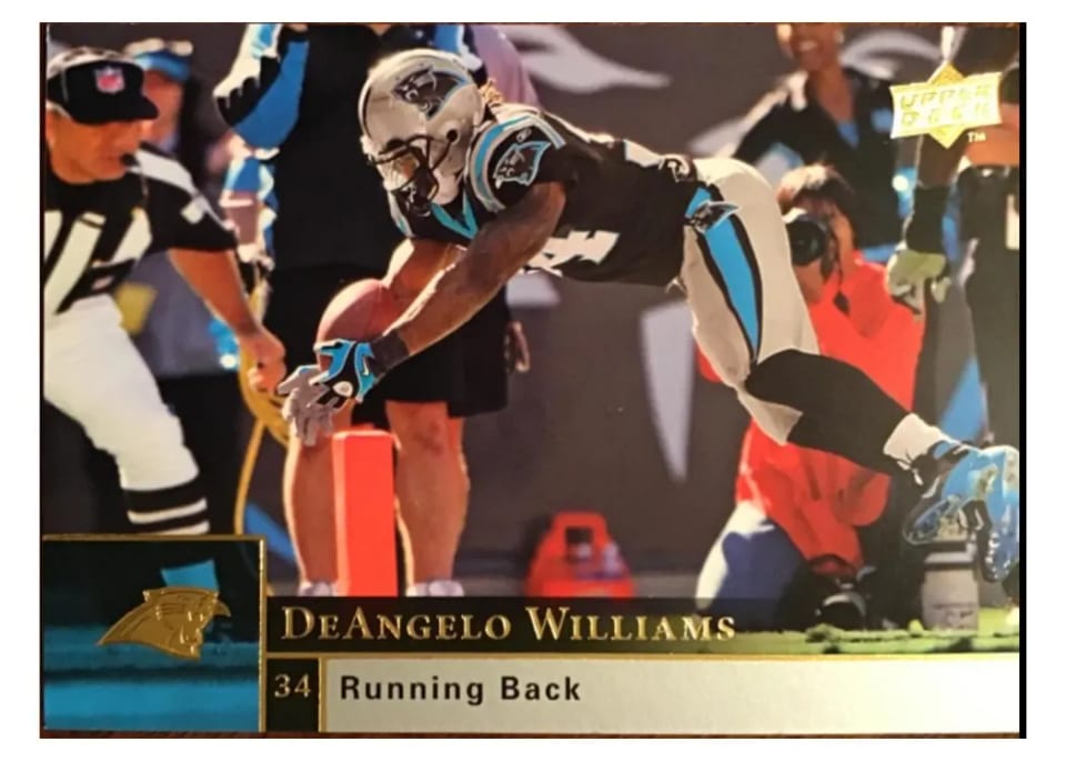 2009 Upper Deck Deangelo Williams #28 card