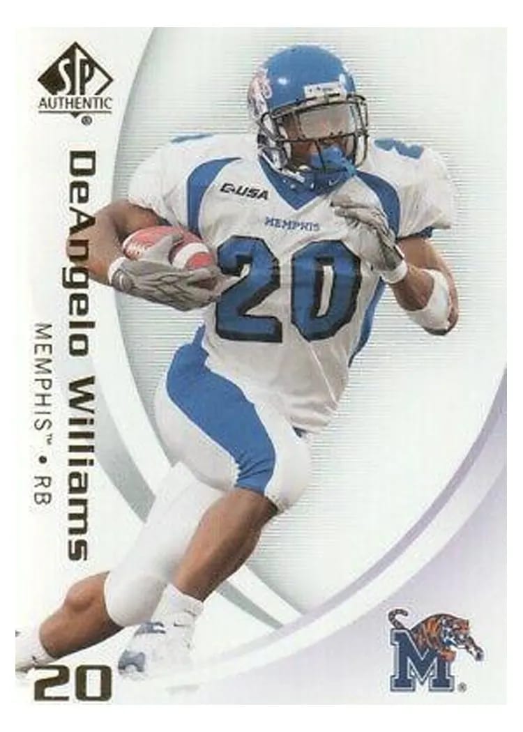 2010 SP Authentic DeAngelo Williams #27 card