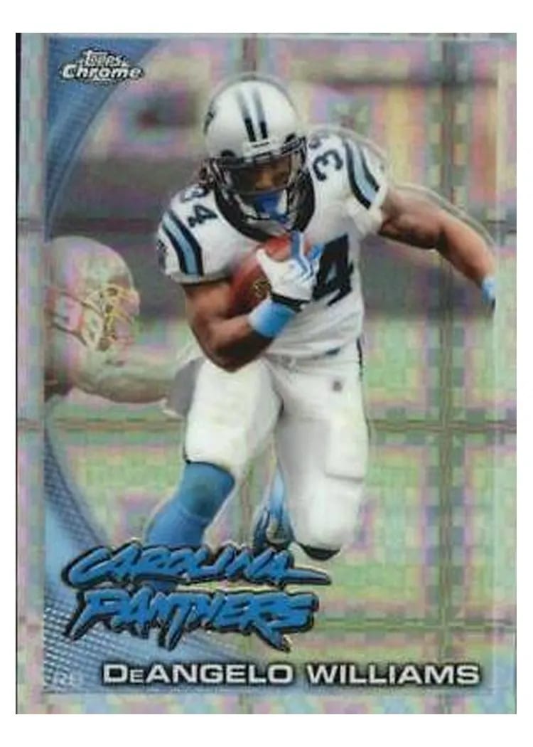 2010 Topps Chrome DeAngelo Williams #C19 card
