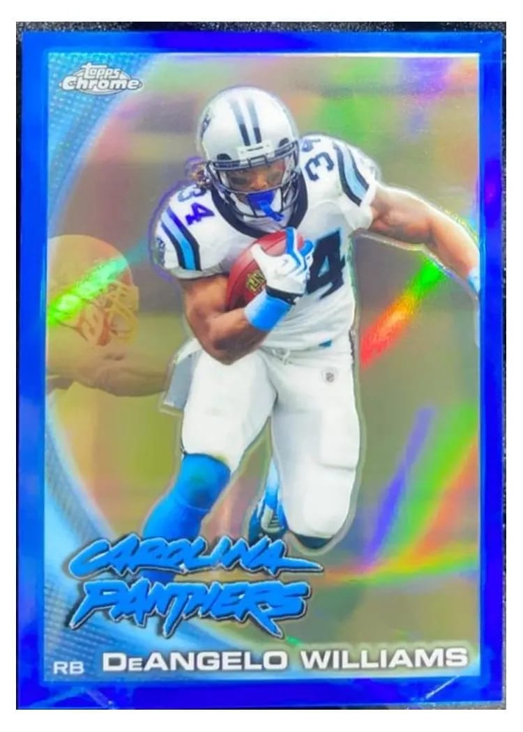 2010 Topps Chrome DeAngelo Williams #C19 card