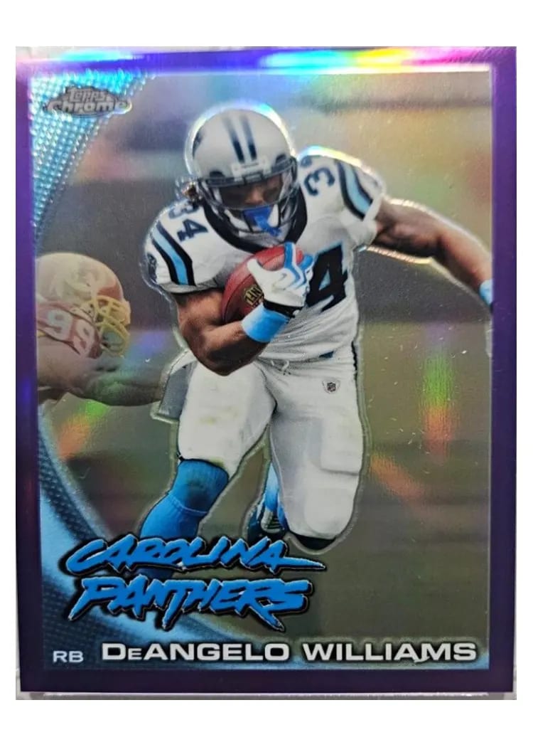 2010 Topps Chrome DeAngelo Williams #C19 card
