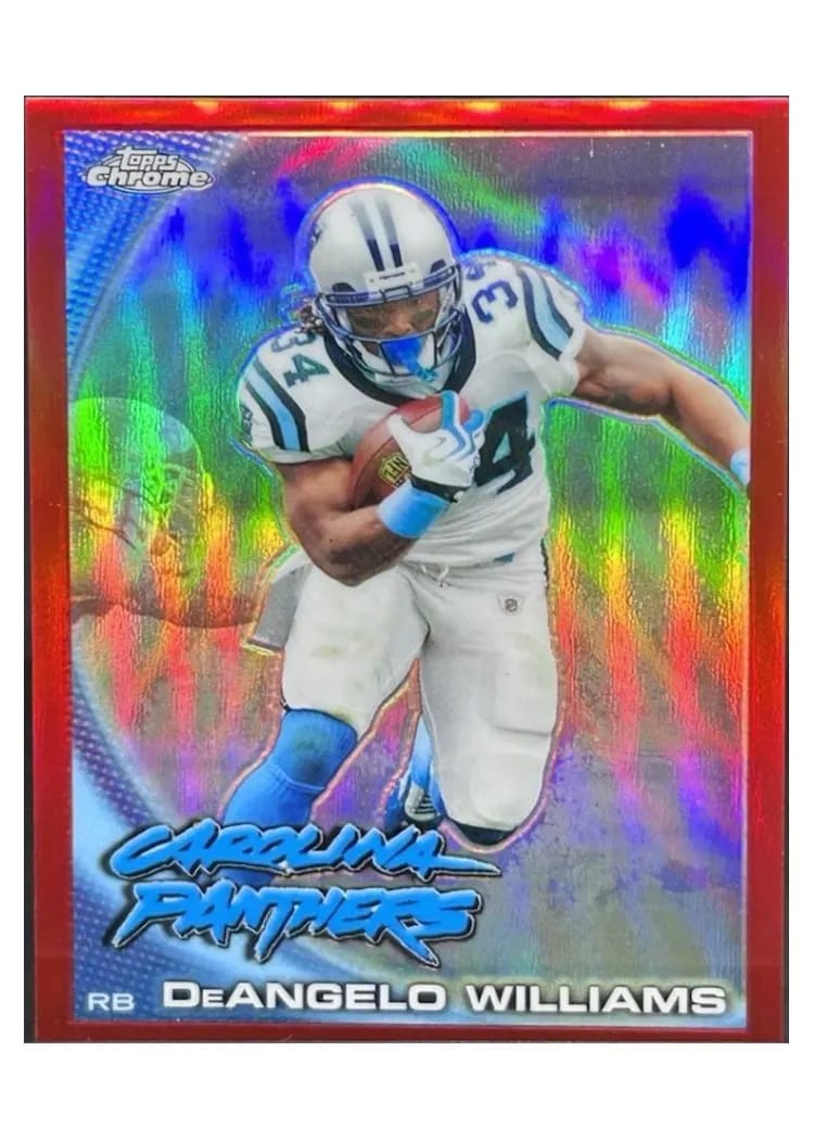 2010 Topps Chrome DeAngelo Williams #C19 card